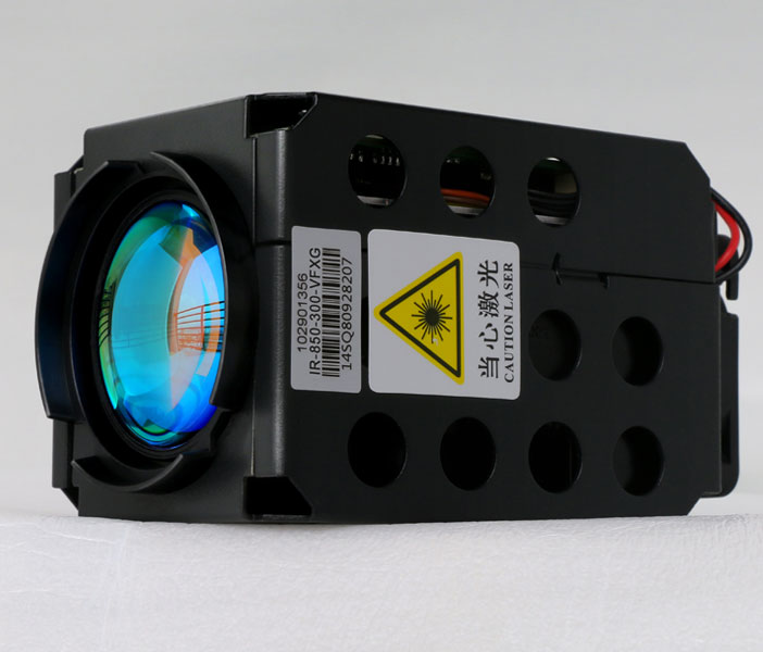 高速监控球机专用-300米红外激光补光灯,高速运动摄像无抖动,波长940nm,3B类激光安全